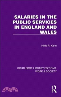 Salaries in the Public Services in England and Wales