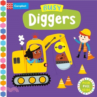 Busy Diggers：A Push, Pull, Slide Book