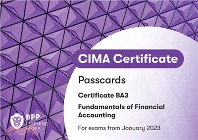 CIMA BA3 Fundamentals of Financial Accounting：Passcards