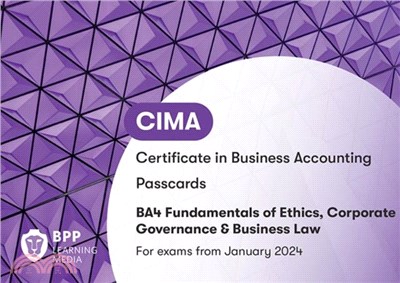 CIMA BA4 Fundamentals of Ethics, Corporate Governance and Business Law：Passcards