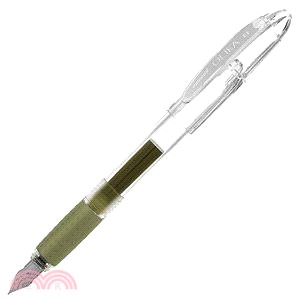 【monami慕那美】OLIKA透明細字鋼筆-橄欖綠