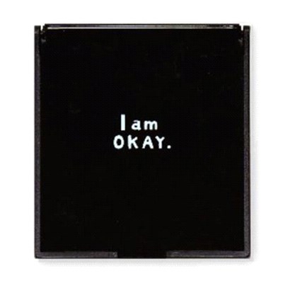 I am okay 小方鏡-黑