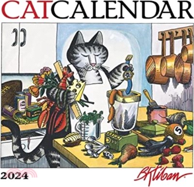 B. Kliban：CatCalendar 2024 Mini Wall Calendar