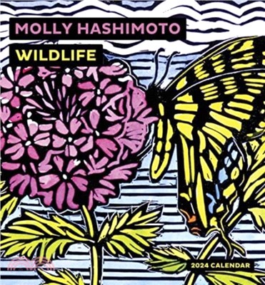 Molly Hashimoto：Wildlife 2024 Mini Wall Calendar
