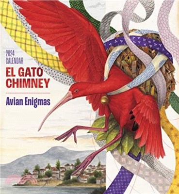 El Gato Chimney：Avian Enigmas 2024 Wall Calendar