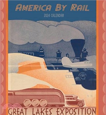 America by Rail 2024 Wall Calendar