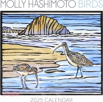 Molly Hashimoto：Birds 2025 Wall Calendar