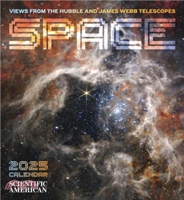 Space：Views from the Hubble and James Webb Telescopes 2025 Wall Calendar