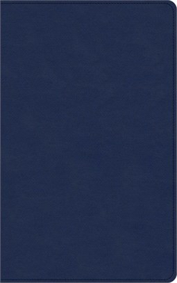 KJV Single-Column Personal Size Bible, Navy Leathertouch