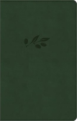 NASB Large Print Personal Size Reference Bible, Olive Leathertouch