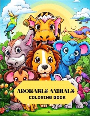 Adorable Animals Coloring Book