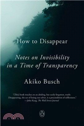 How to Disappear ― Notes on Invisibility in a Time of Transparency