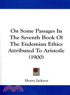 On Some Passages in the Seventh Book of the Eudemian Ethics Attributed to Aristotle