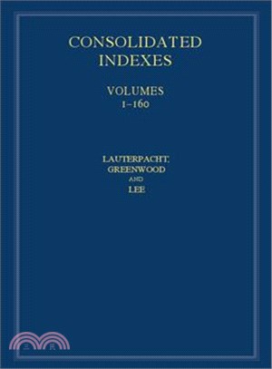 International Law Reports ─ Consolidated Index; Volumes 1-160