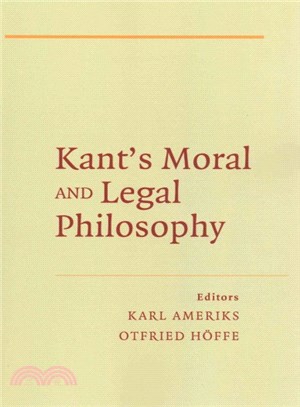 Kant's Moral and Legal Philosophy