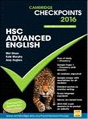 Cambridge Checkpoints Hsc Advanced English 2016