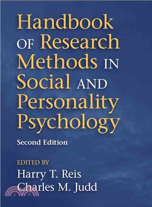 Handbook of Research Methods in Social and Personality Psychology