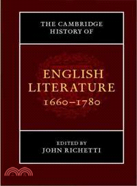 The Cambridge History of English Literature, 1660 - 1780