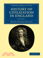 History of Civilization in England：VOLUME1