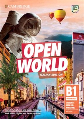 Open World Preliminary Student's Book and Workbook with eBook: Italian Edition