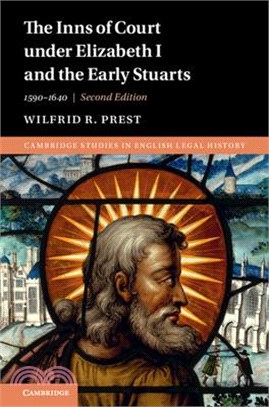 The Inns of Court Under Elizabeth I and the Early Stuarts: 1590-1640