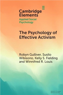 The Psychology of Effective Activism