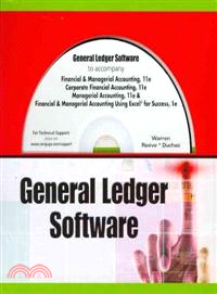 General Ledger Software to Accompany: Financial & Managerial Accounting, 11th Ed, Corporate Financial Accounting, 11th Ed, and Managerial Accounting, 11th Ed