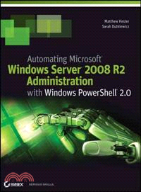 Automating Microsoft Windows Server 2008 R2 with Windows PowerShell 2.0