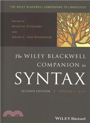 The Wiley Blackwell Companion To Syntax