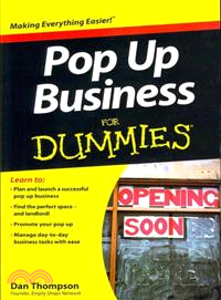 Pop Up Business For Dummies