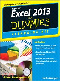 Excel 2013 Elearning Kit For Dummies