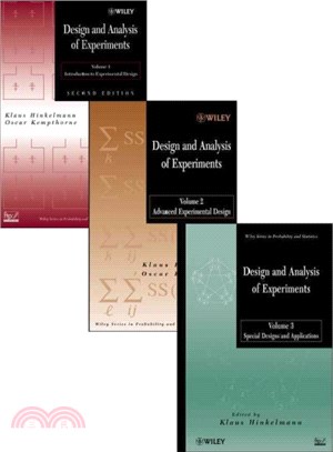 Design And Analysis Of Experiments: Three Volume Set