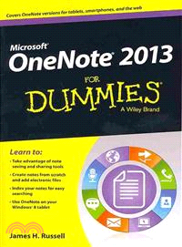 Onenote 2013 For Dummies
