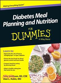 Diabetes Meal Planning & Nutrition For Dummies