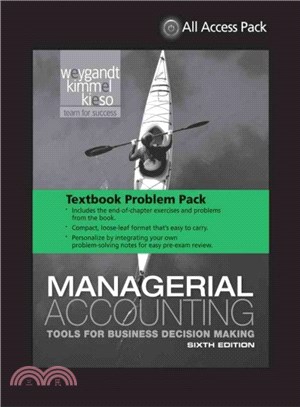 Textbook Problem Pack ― Managerial Accounting; Tools for Business Decision Making