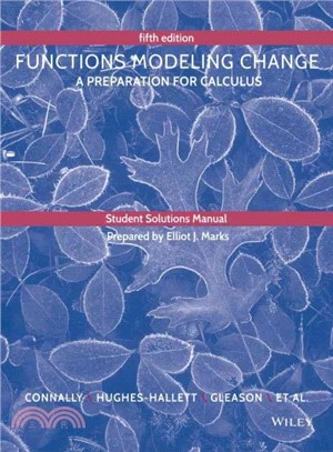 Functions Modeling Change ─ A Preparation for Calculus