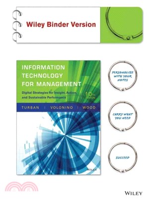 Information Technology for Management ─ Digital Strategies for Insight, Action, and Sustainable Performance