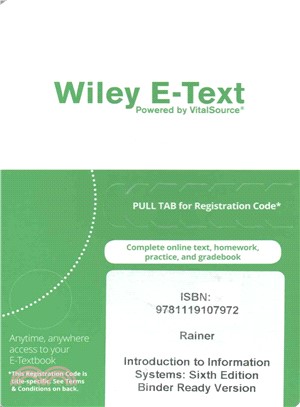 Introduction to Information Systems + Wiley E-text