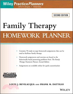 Family Therapy Homework Planner, Second Edition