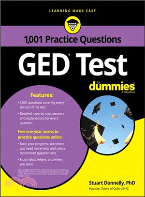 Ged: 1,001 Practice Questions For Dummies