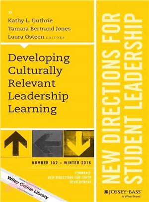 Developing Culturally Relevant Leadership Learning, Sl152