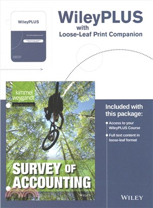 Survey of Accounting Wileyplus Registration Card + Print Companion