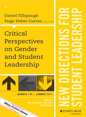 Critical Perspectives on Gender and Student Leadership ─ New Directions for Student Leadership