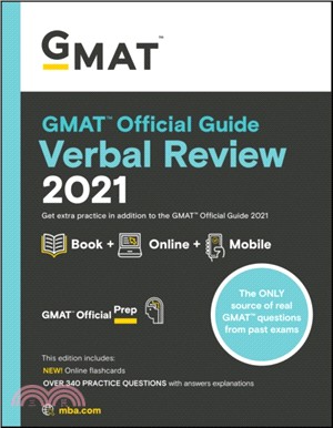 GMAT Official Guide Verbal Review 2021：Book + Online