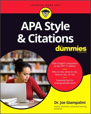 Apa Style & Citations For Dummies