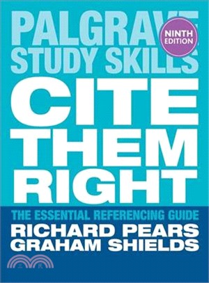 Cite Them Right ― The Essential Referencing Guide