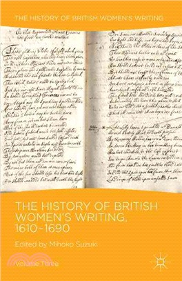 The History of British Women's Writing 1610-1690 ― Volume Three