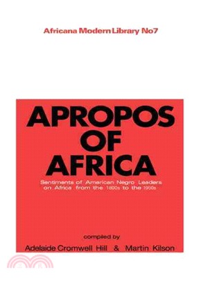 Apropos of Africa ― Sentiments of Negro American Leaders on Africa from the 1800s to the 1950s
