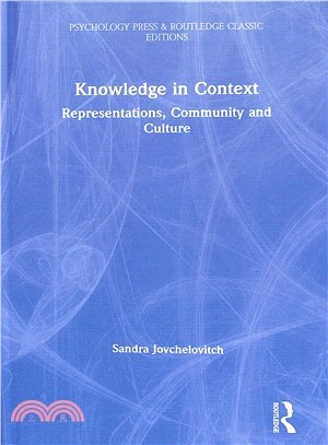 Knowledge in Context ― Representations, Community and Culture