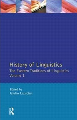 History Of Linguistics Volume I: Language & Linguistics